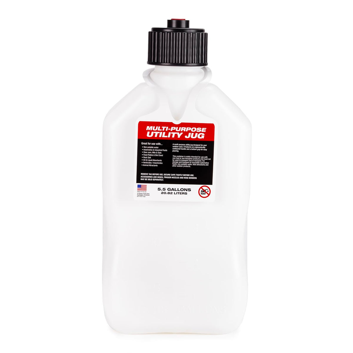 5.5 Gallon Motorsport Container White O692497