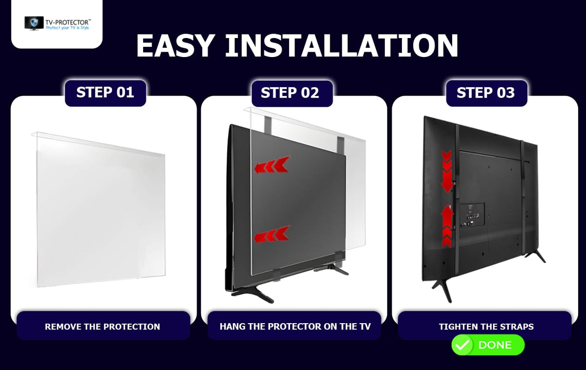 39-40 inch TV Screen Protector for LCD, LED, OLED and QLED 4K HDTV K805