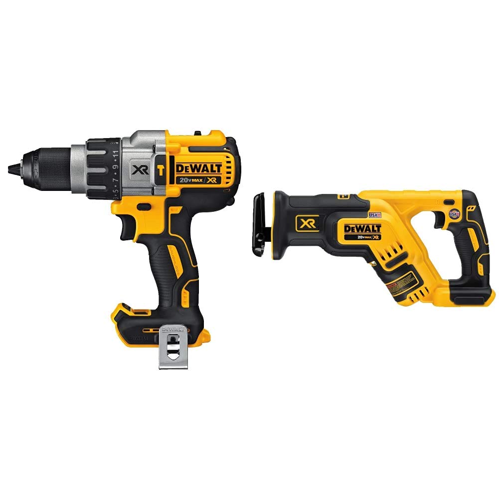 20V MAX XR Hammer Drill and Reciprocating Saw Power Tool Set X13216