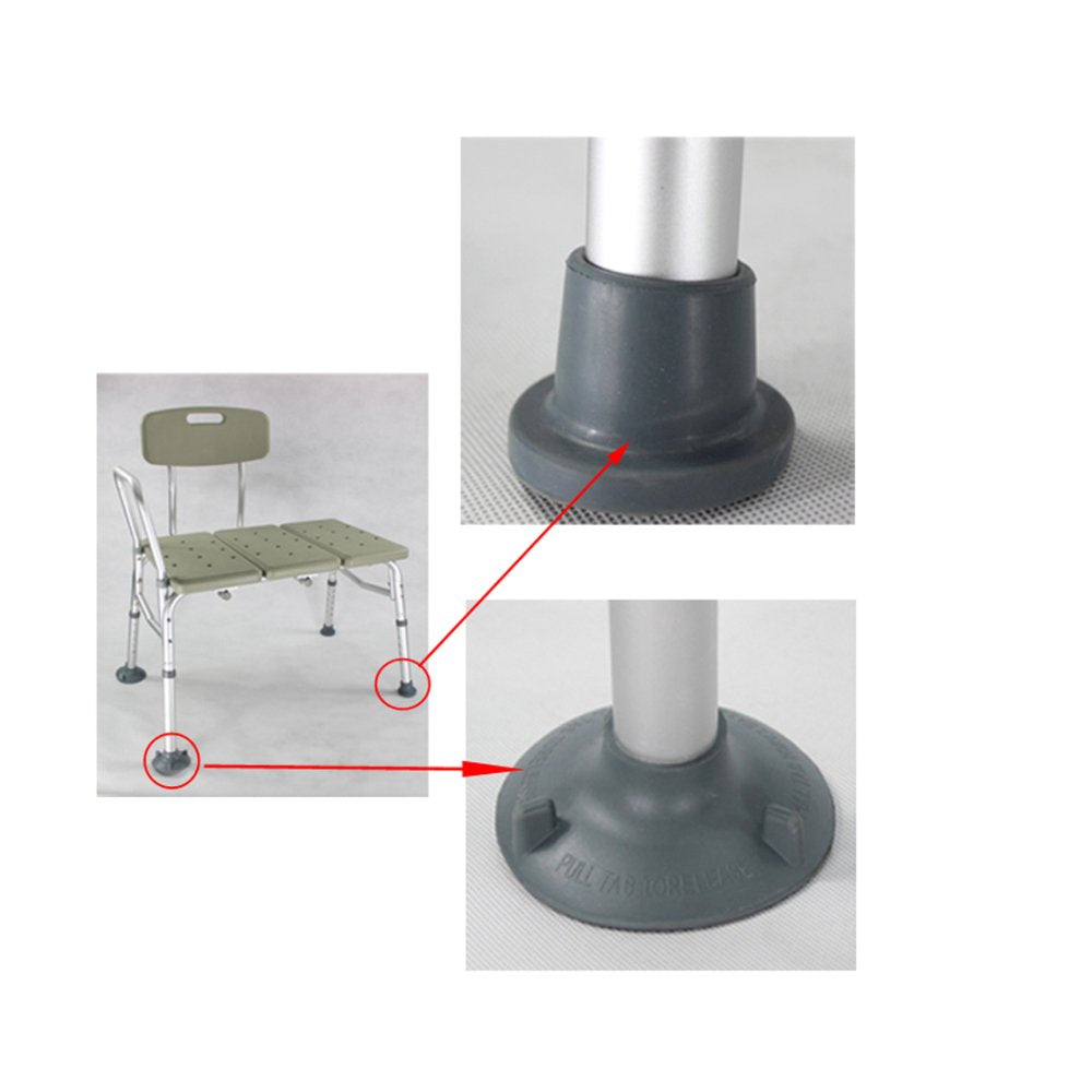 Adjustable Plastic Tub Transfer Bench with Back Non-Slip Seat I655087