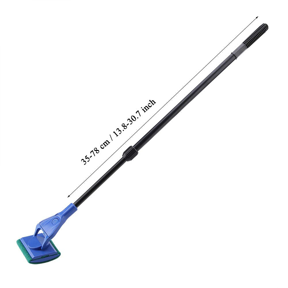 Aquarium Cleaning Kit 5 in 1 Retractable Stainless Steel Scraper X275