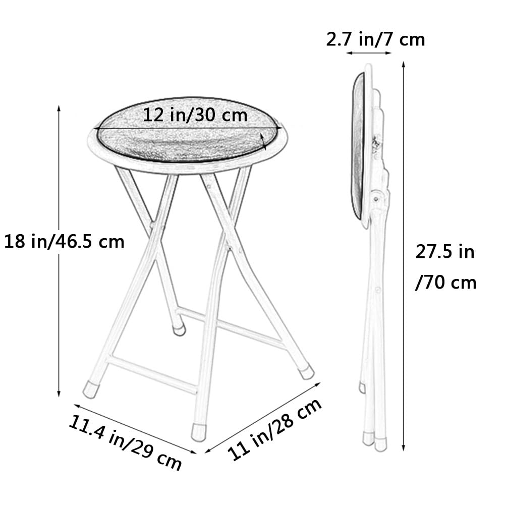 18 inch Round Folding Stool G25567
