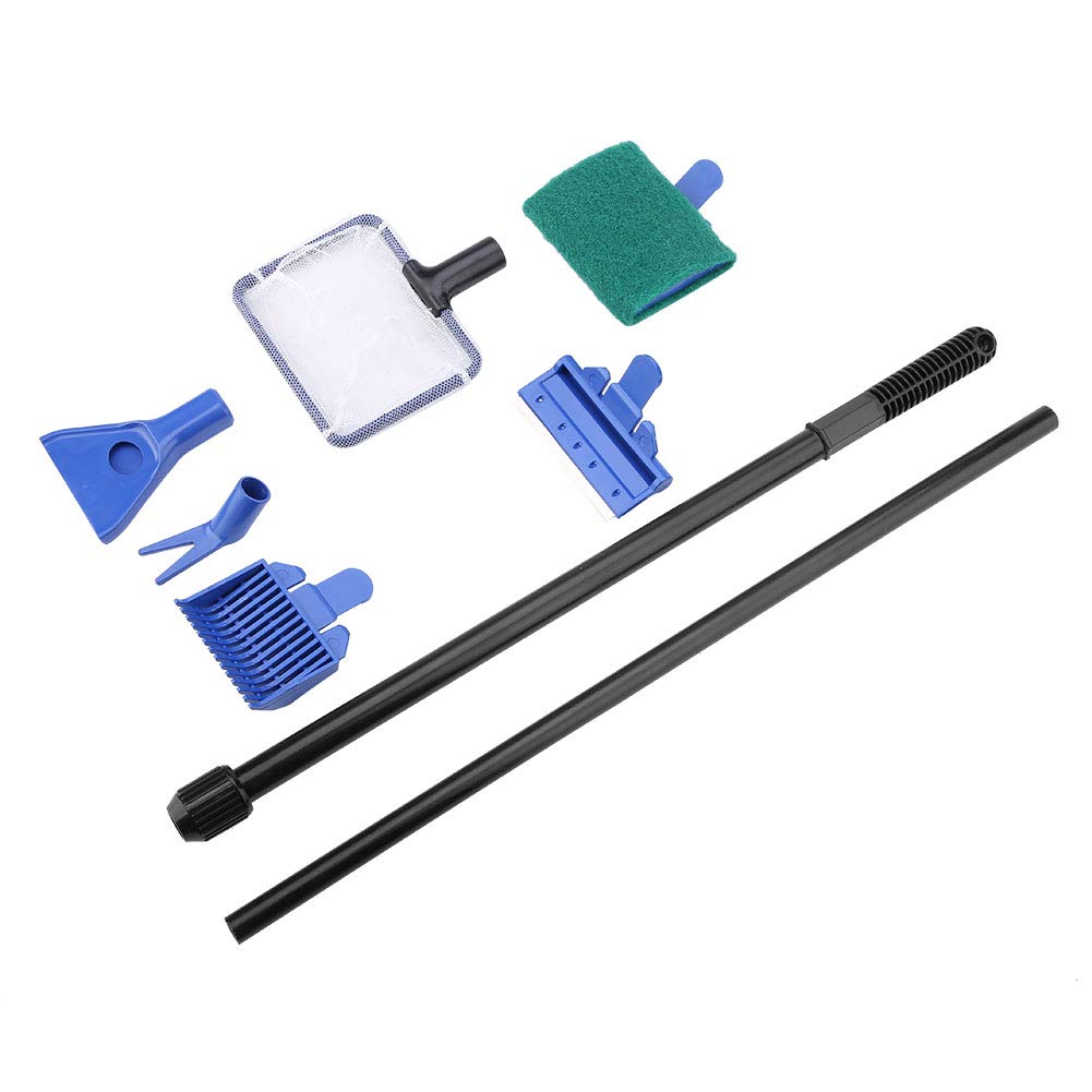 Aquarium Cleaning Kit 5 in 1 Retractable Stainless Steel Scraper X275