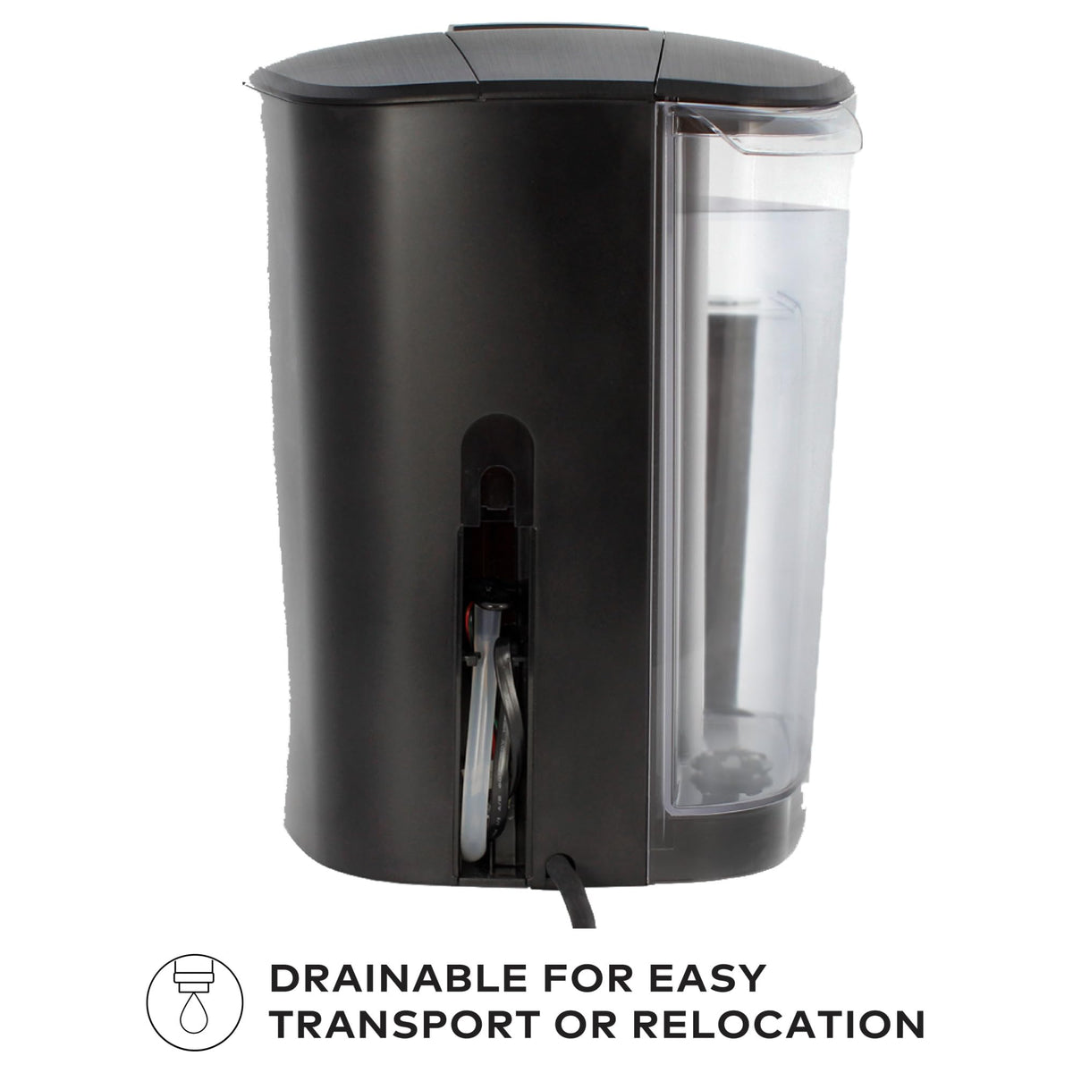 Single Serve Coffee Maker, 96 oz Water Reservoir, Black F362