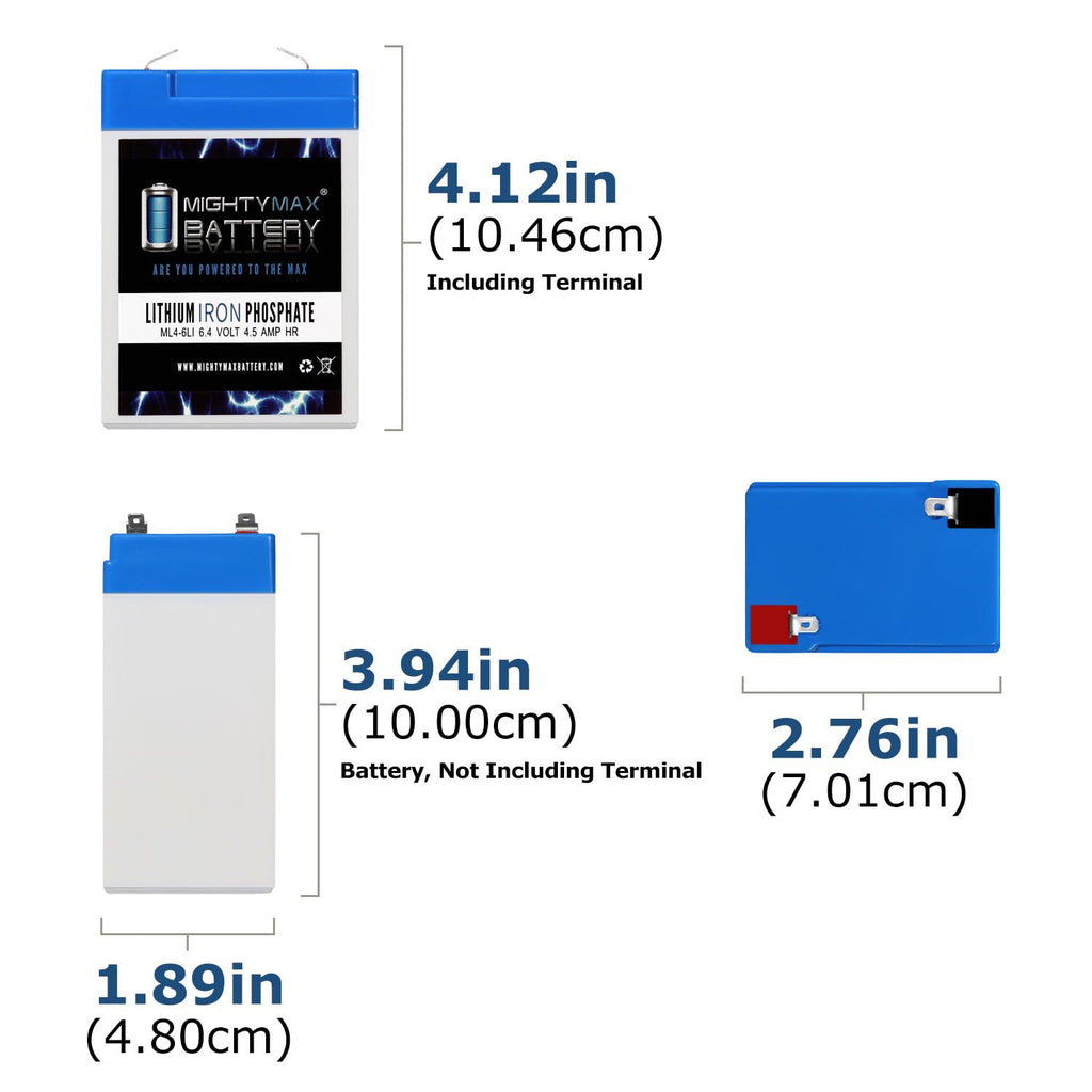 6V 4.5AH Lithium Replacement Battery G864