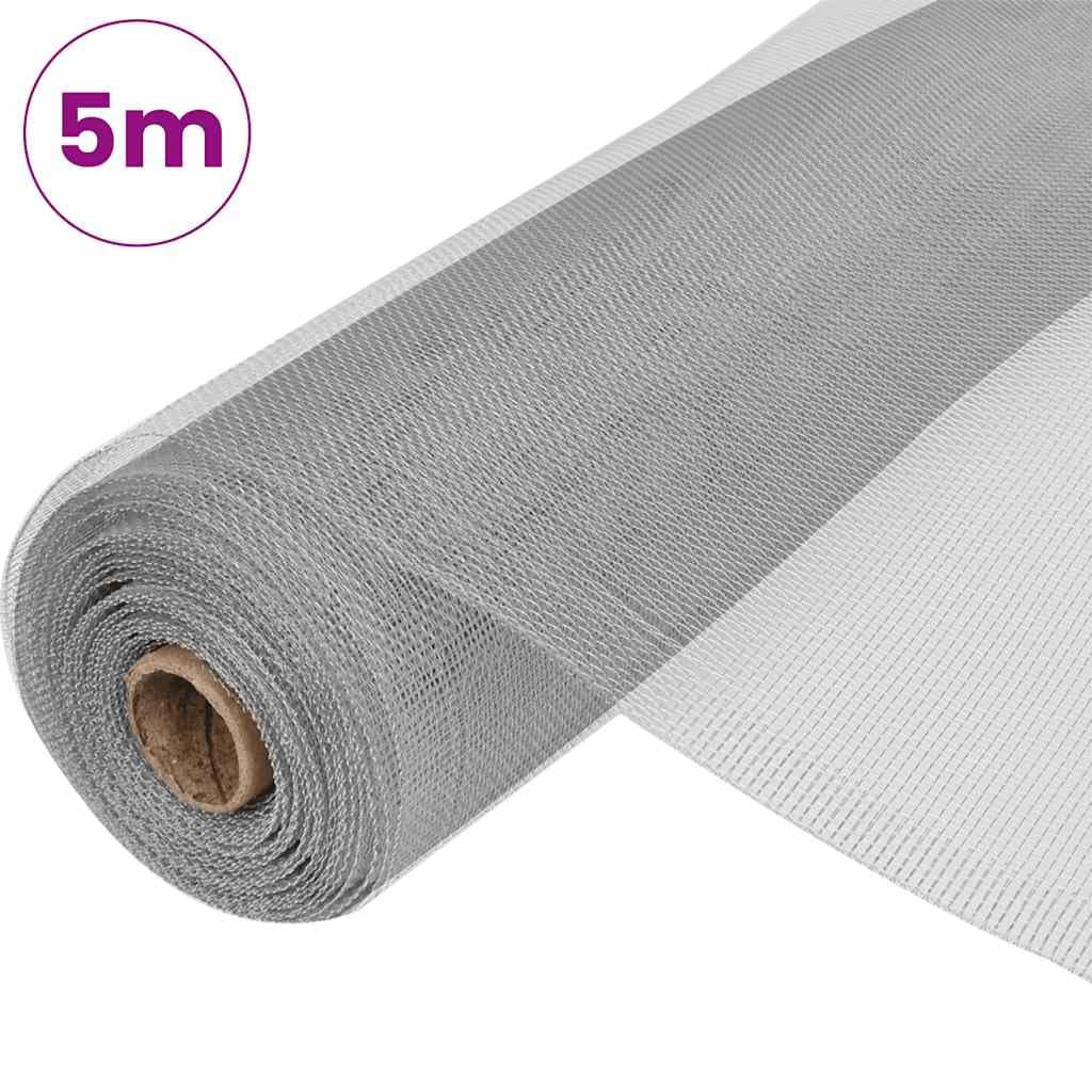 Aluminum Mesh Roll 39.4 x 196.9 Inches Silver S8016