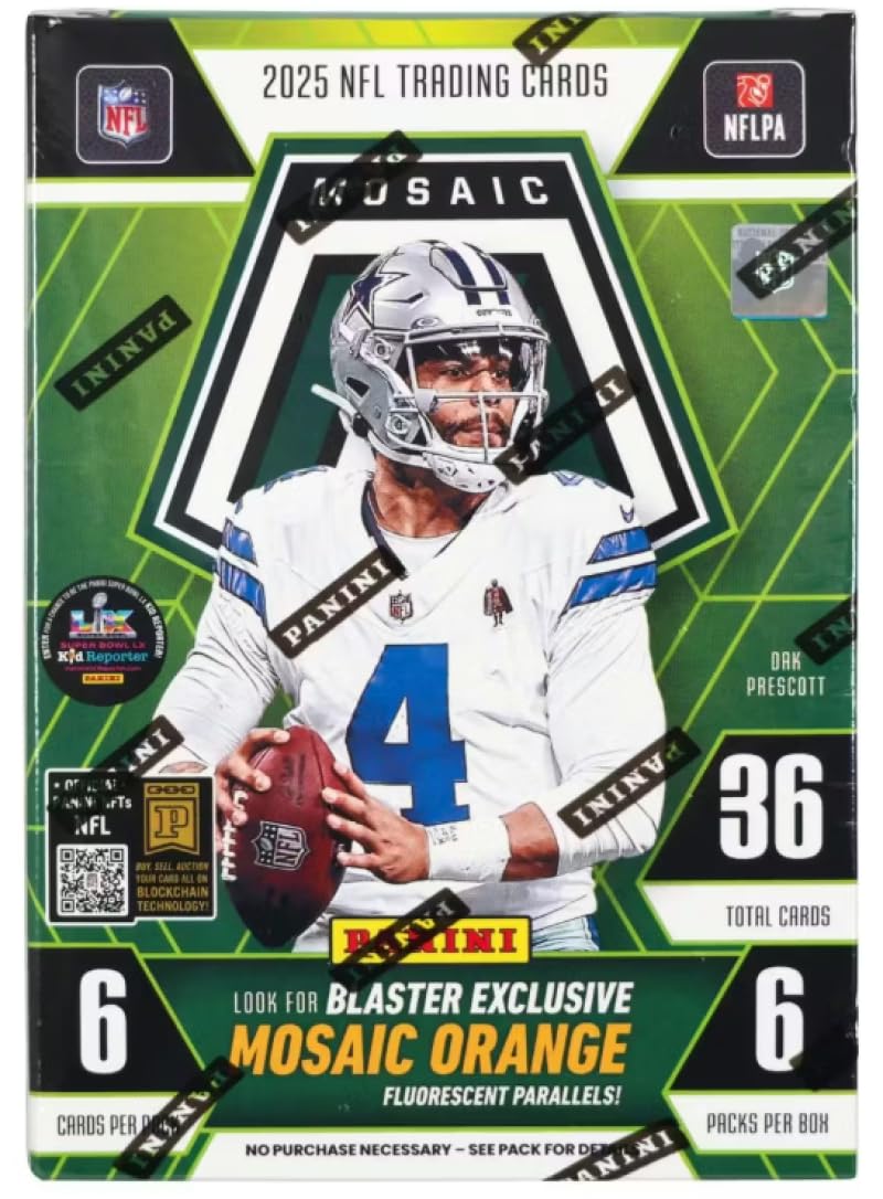 Football Trading Cards Blaster Box O874358
