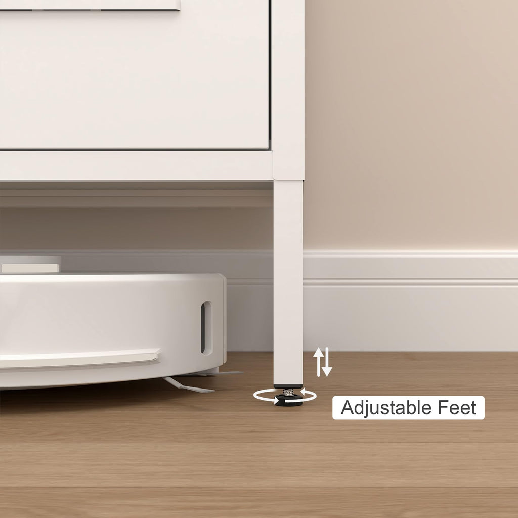 White 2 Door Metal Storage Cabinet with Shelves W181988