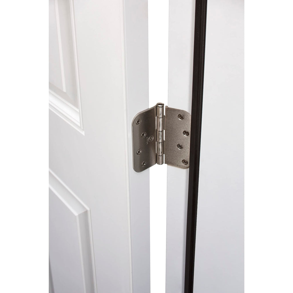 Steel Primed Left Hand In-Swing Prehung Front Door 1/2 Lite 2-Panel Clear Glass 36" x 80" O3099
