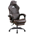 Gaming Chair with Footrest and Massage Lumbar Support I20489