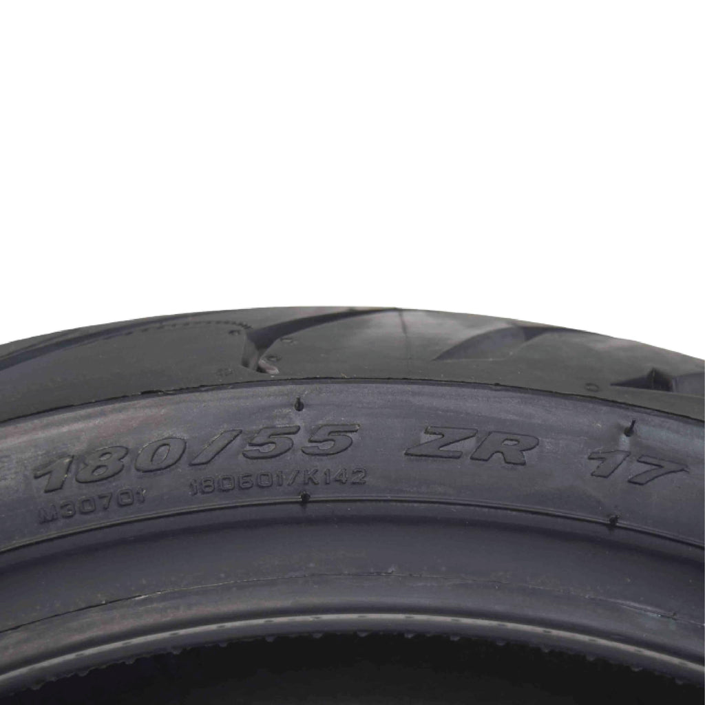 Motorcycle Tire Set 120/70ZR17 58W & 180/55ZR17 73W B7498