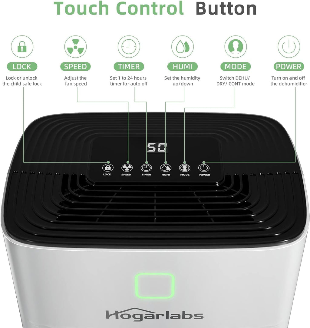 50 Pint Dehumidifier with Drain Hose & Auto Humidity Control Z9625