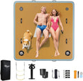 7×7' Inflatable Floating Dock with Ladder I93995
