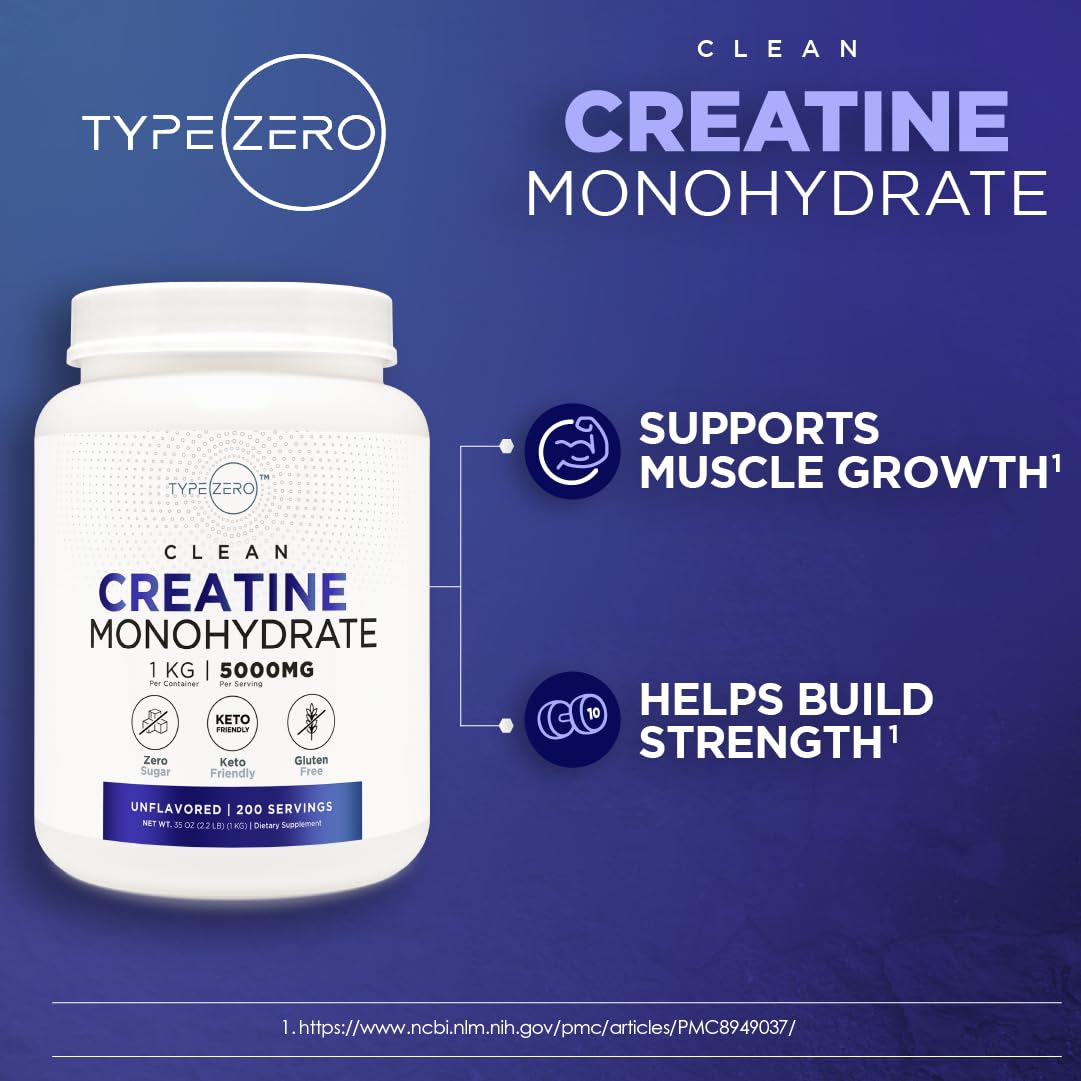 Unflavored Micronized Creatine Monohydrate 1 KG G3587