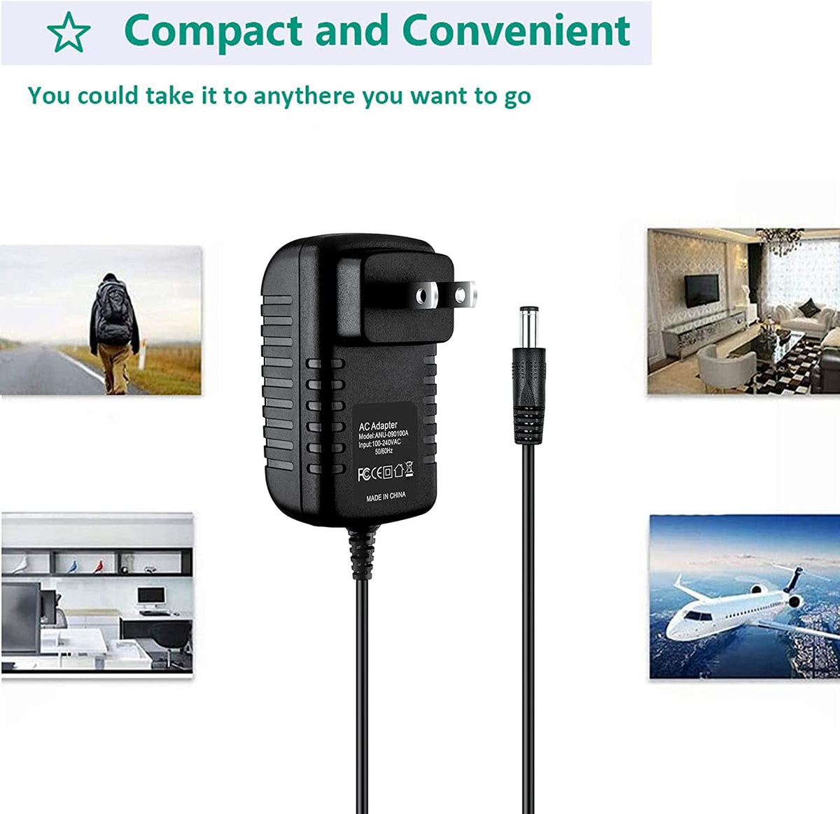 AC DC Adapter Power Supply Cord Wall Charger K870774