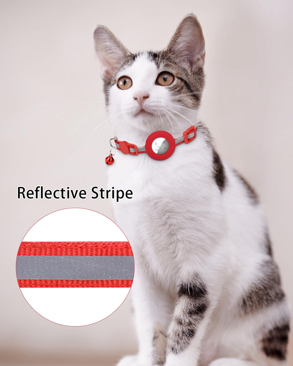 Personalized Cat Collar with Name Tag & Bell I159284