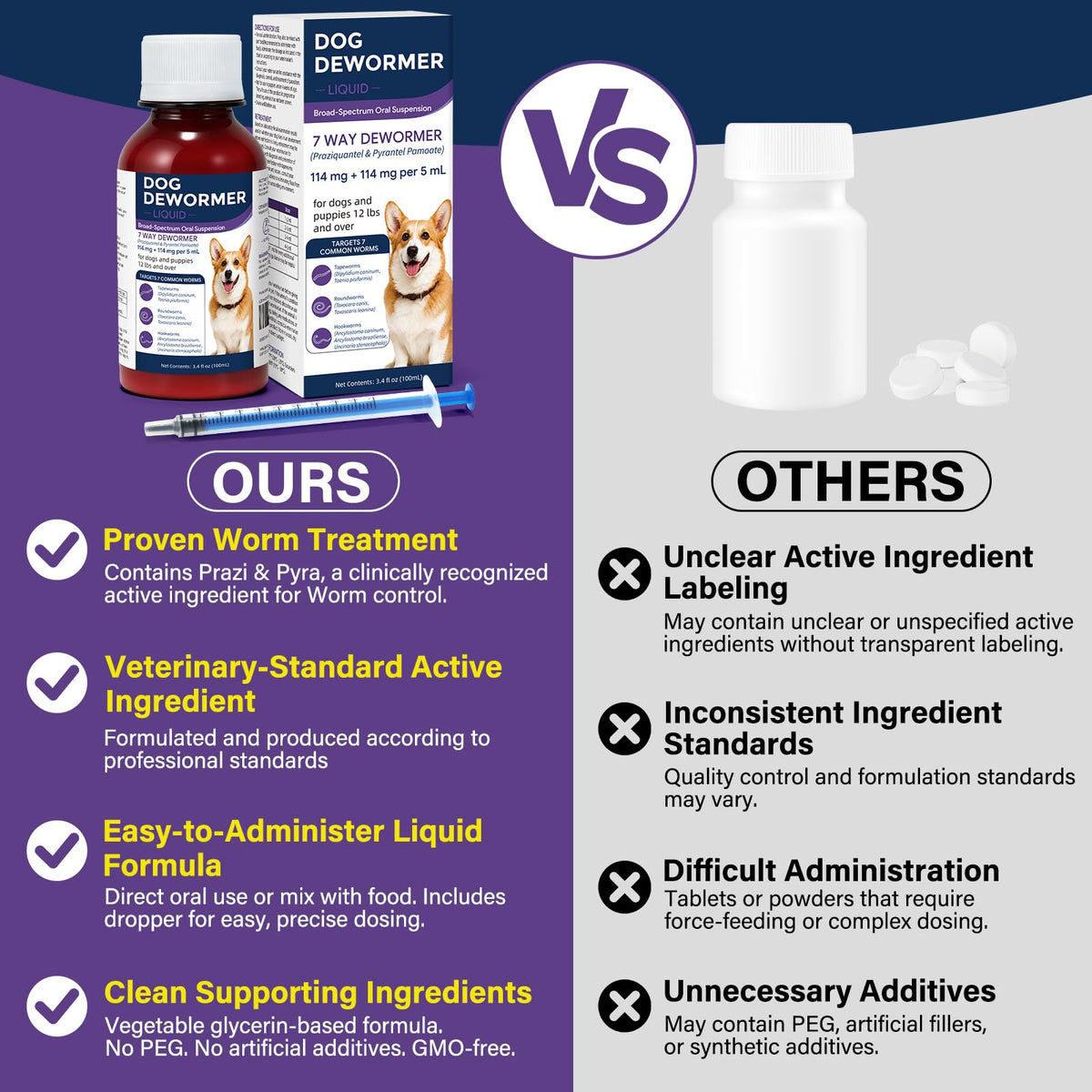 7 Way Dog Dewormer 3.4 fl oz N22256