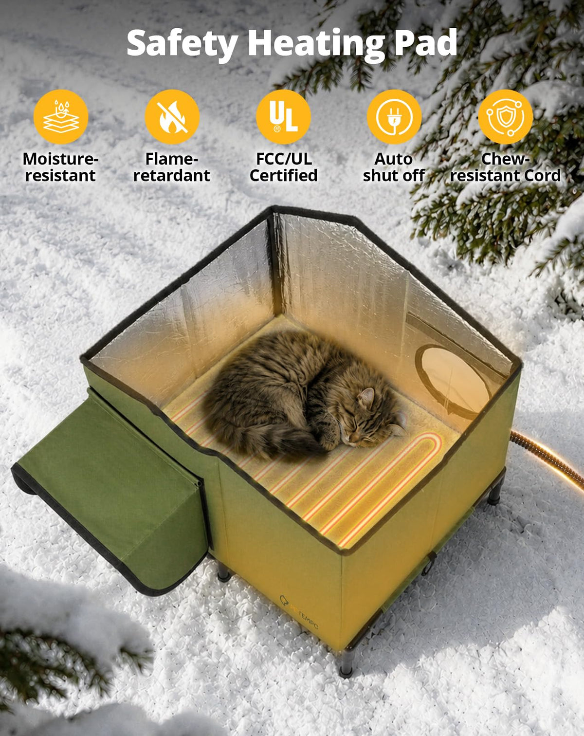 Heated Cat House B2511