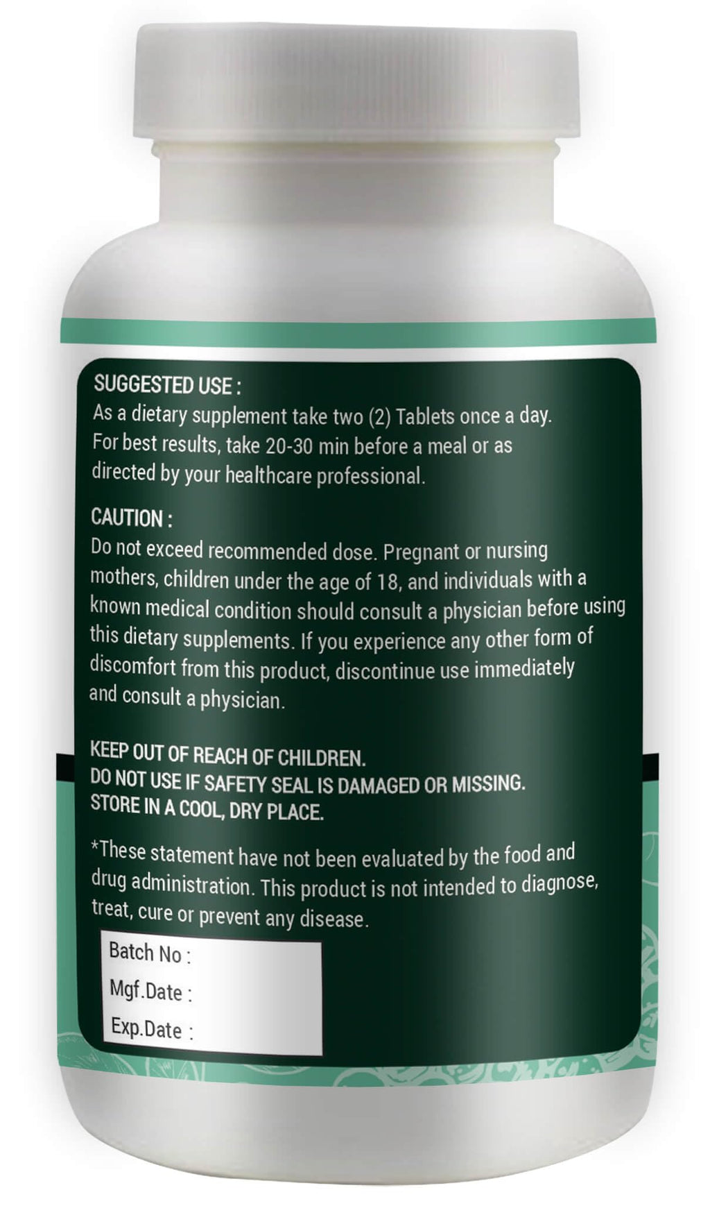 Moringa Tablets with Turmeric and Ginger, 300 Pills, 1000 Mg M7401