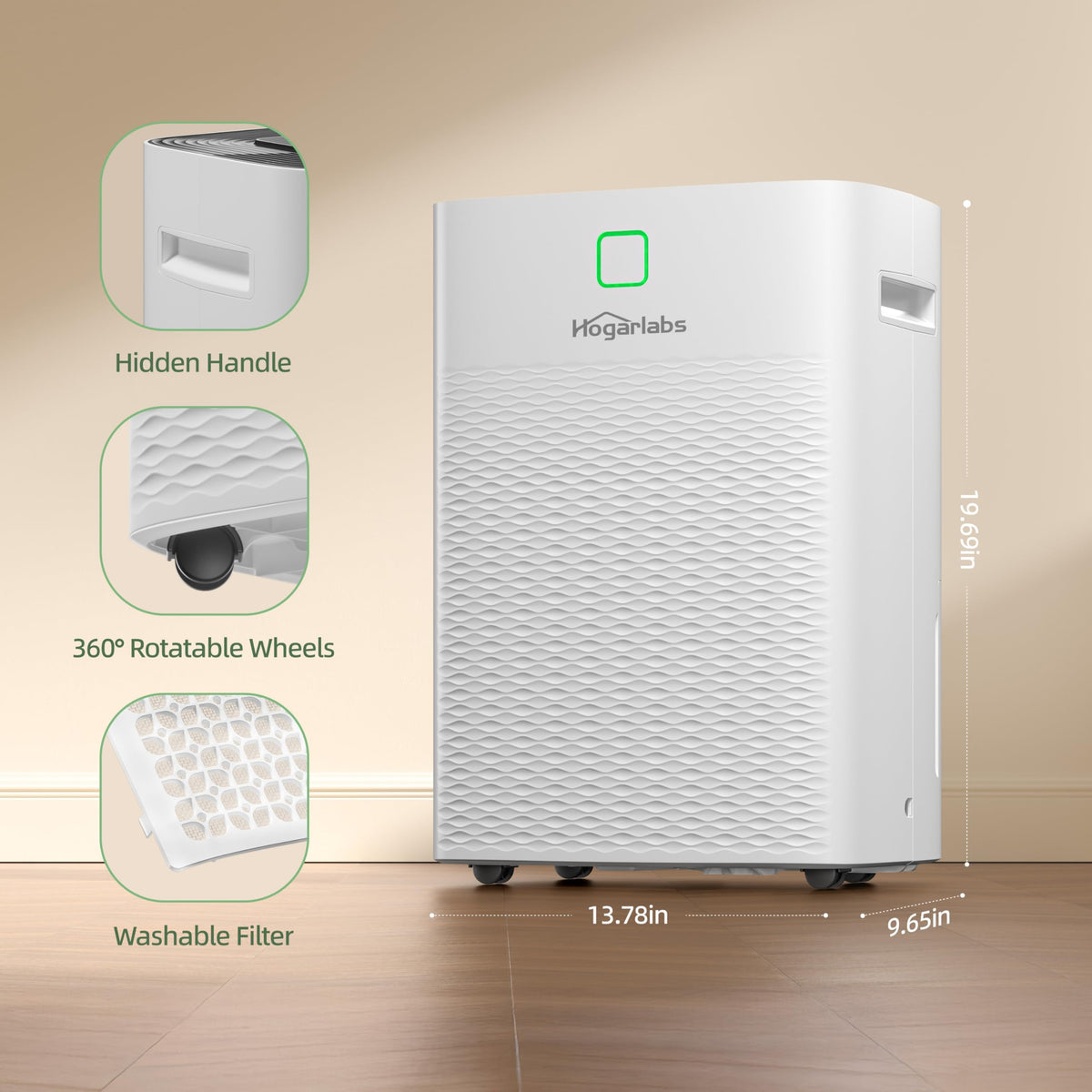 50 Pint Dehumidifier with Drain Hose & Auto Humidity Control Z9625