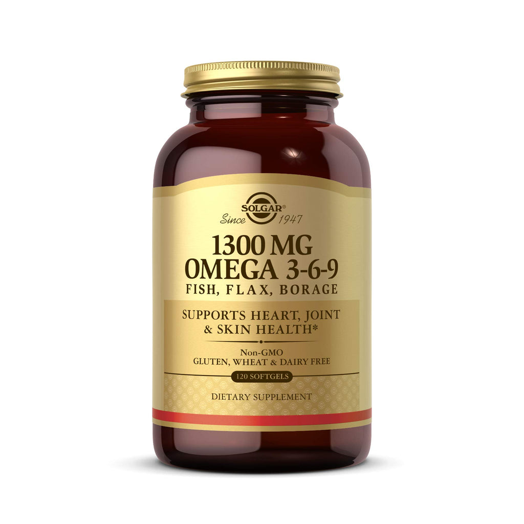 1300 mg Omega 3-6-9 120 Softgels Fish Oil Supplement Q36900