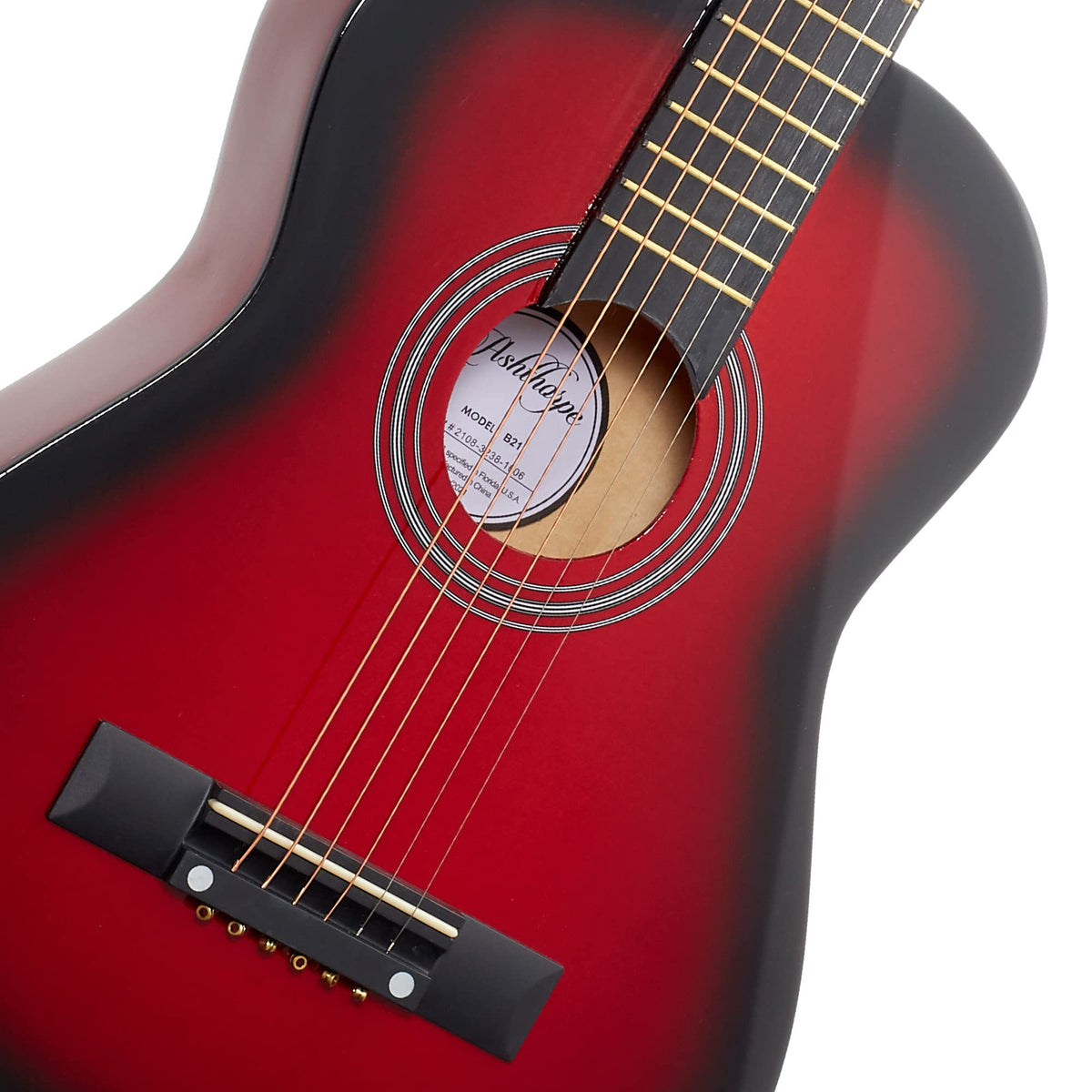 30-inch Kids Acoustic Guitar Beginner Kit with Gig Bag Y691