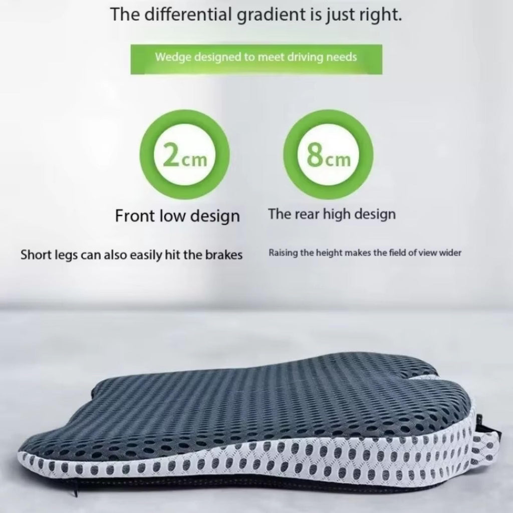 Black Memory Foam Car Seat Booster Cushion P513538