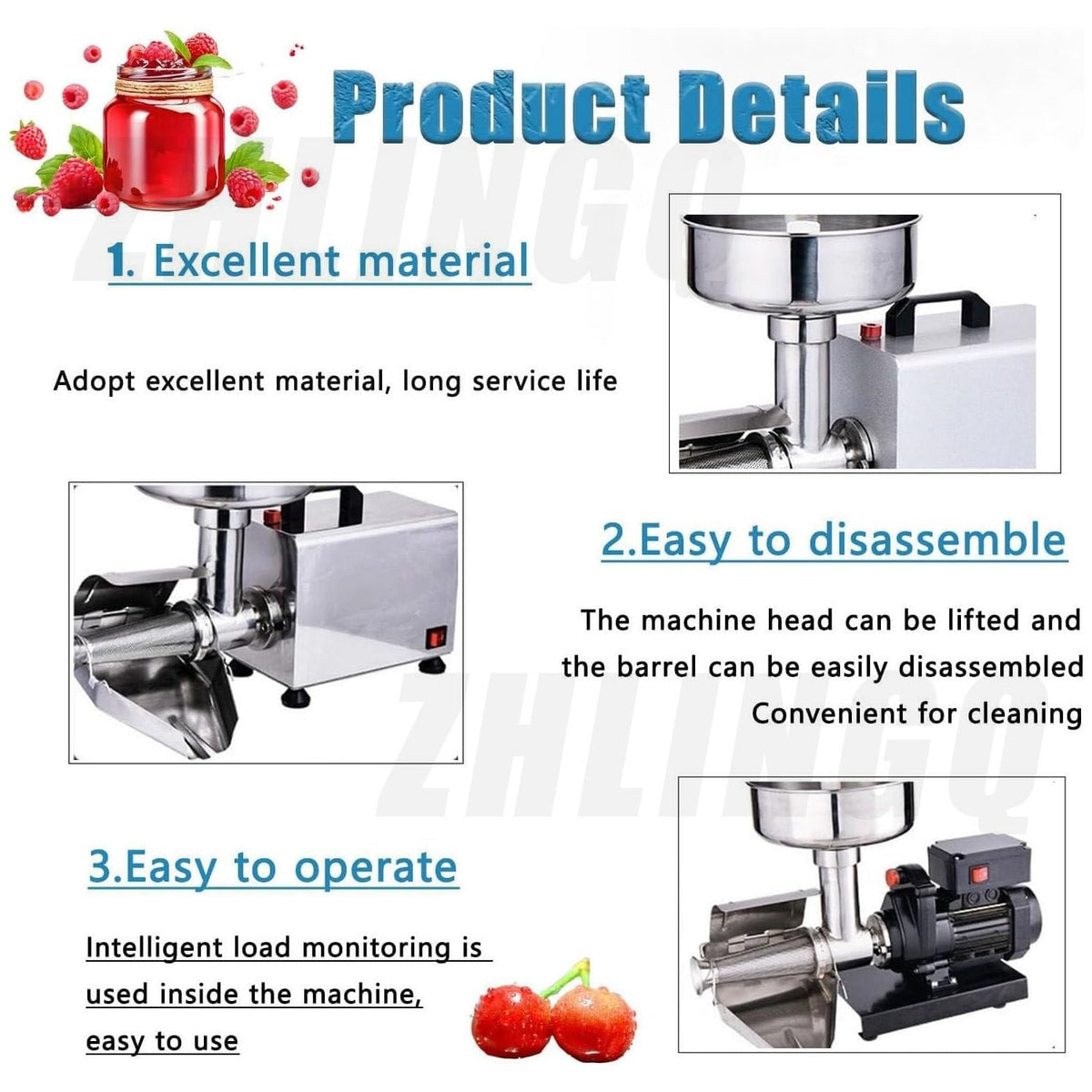450W Electric Sauce Maker with Funnel & Trough A7838