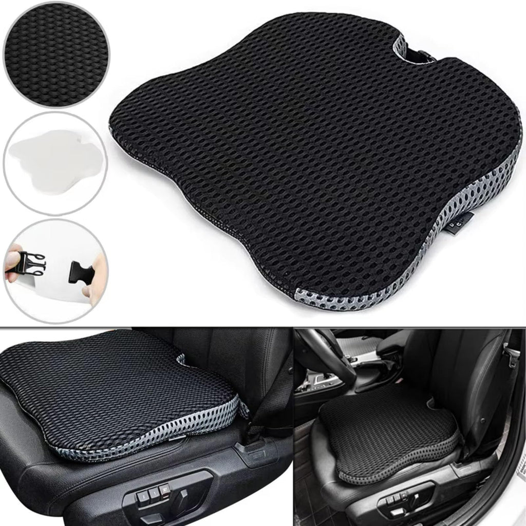 Black Memory Foam Car Seat Booster Cushion P513538