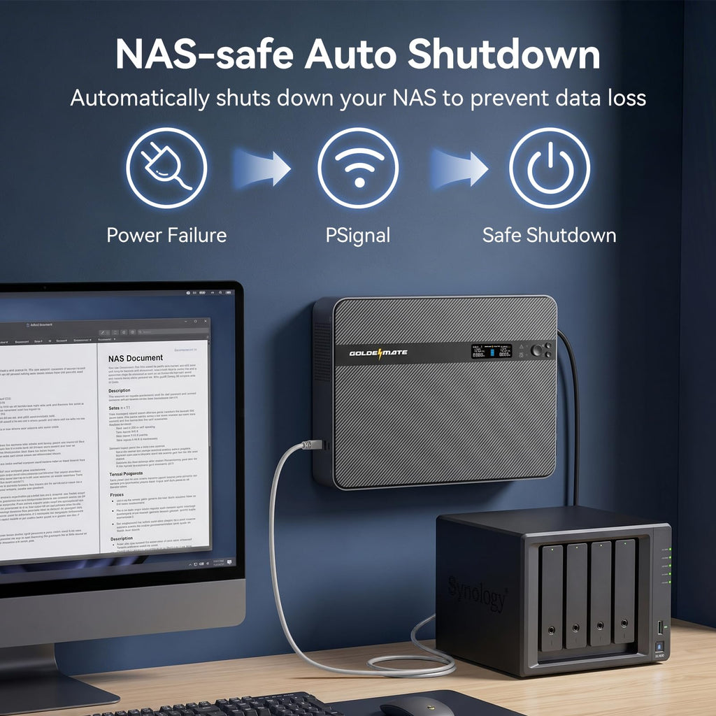 1500VA/1000W Lithium UPS Battery Backup & Surge Protector A5336