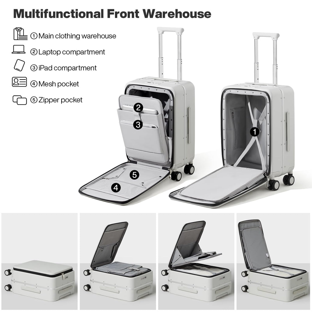 20'' Carry On Luggage with Front Pocket R86644