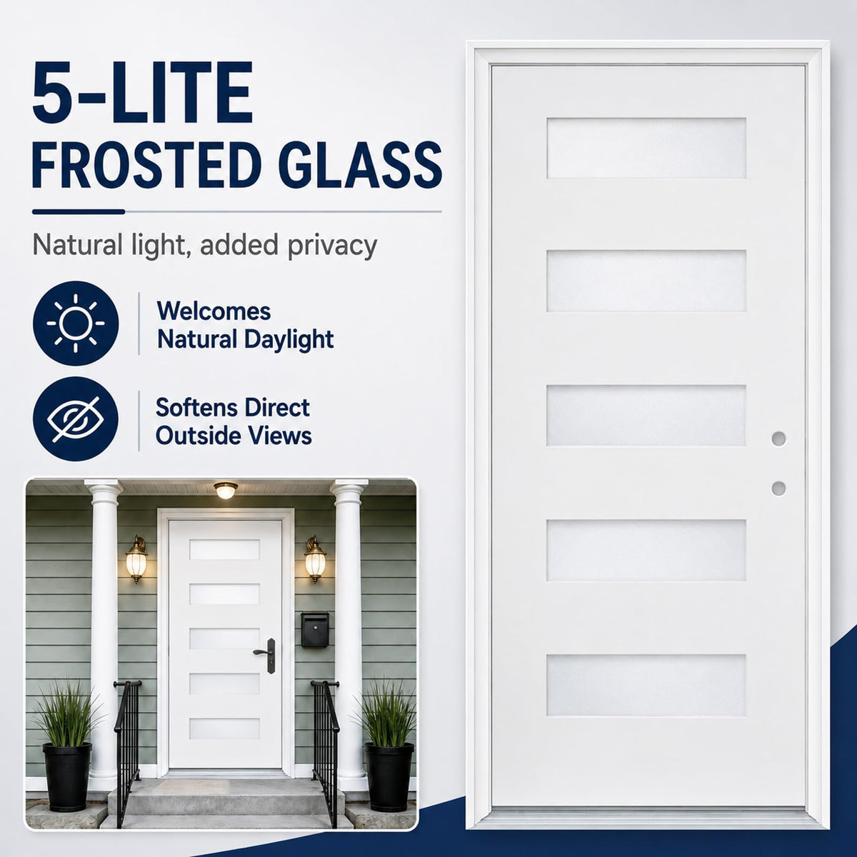 36"x80" Fiberglass Entry Door K456