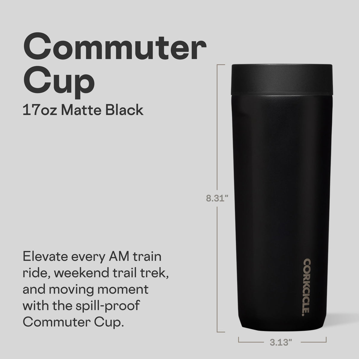 17 oz Travel Mug with 360° Sip Lid H35359
