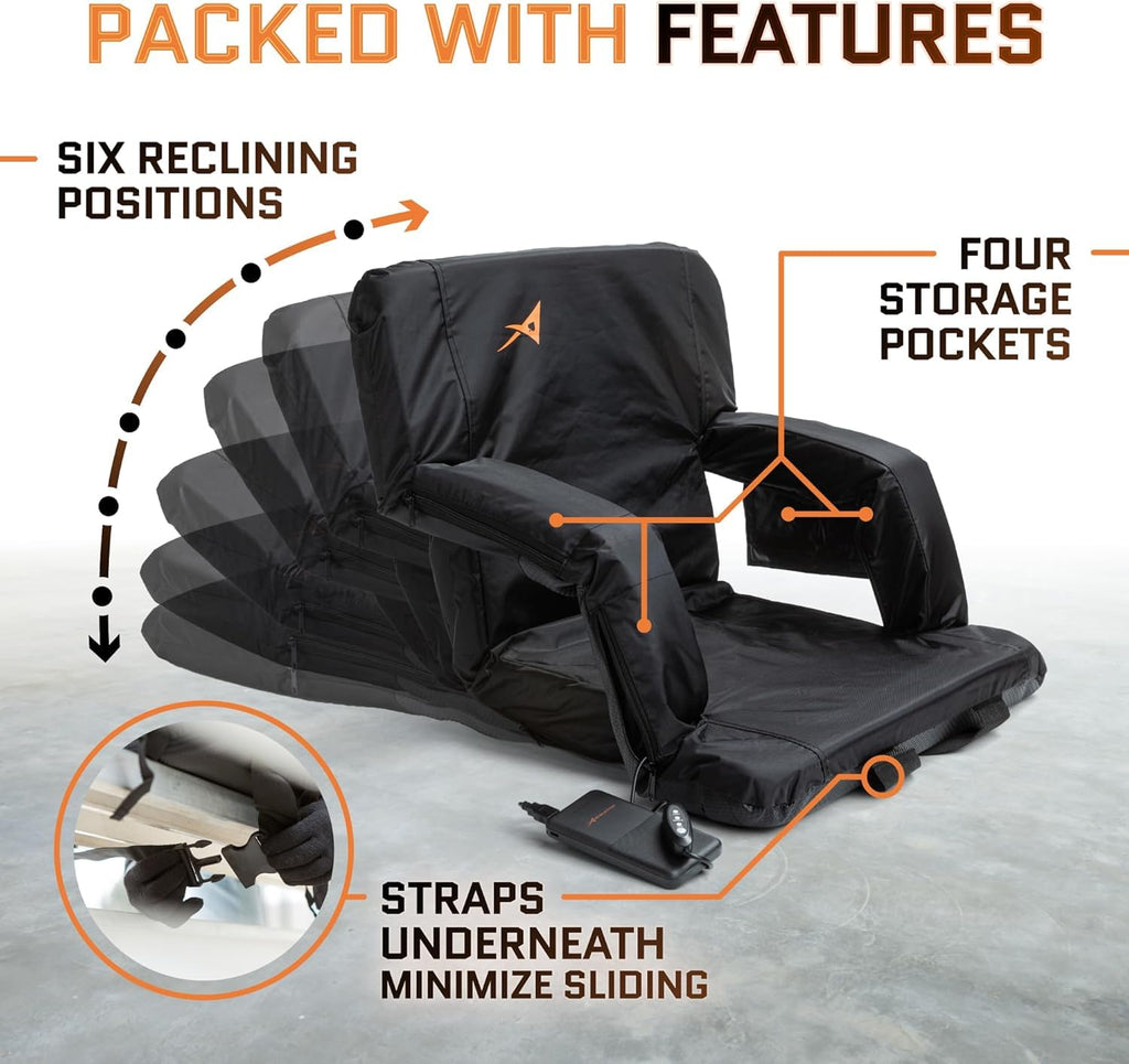 Heated Stadium Seats for Bleachers with Back Support T31487