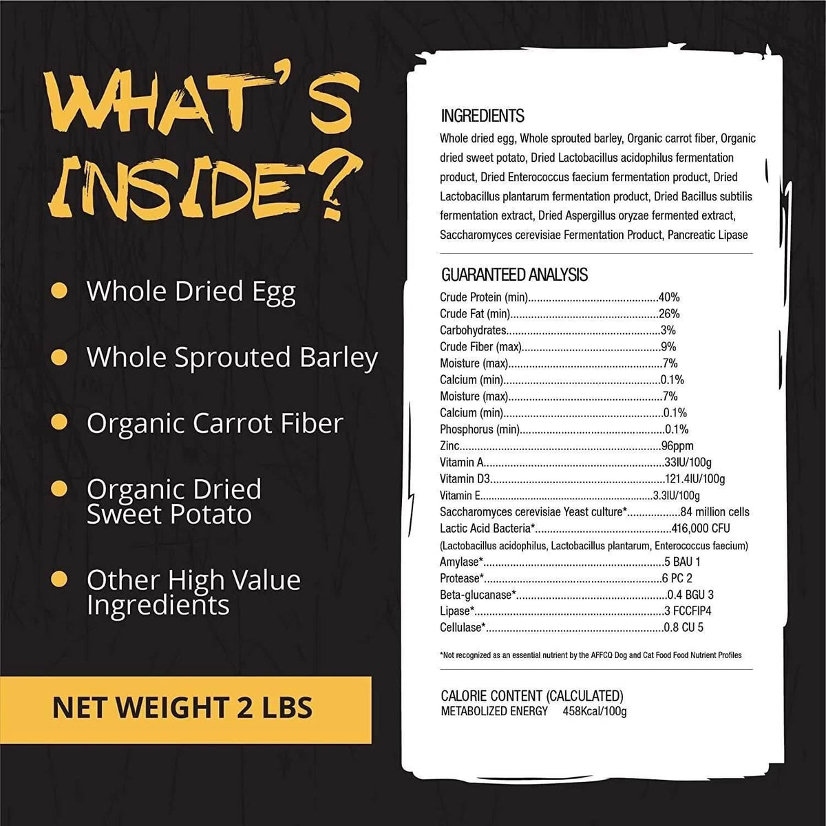 Natural Weight Gainer Dog Food Topper 2 lbs S127734