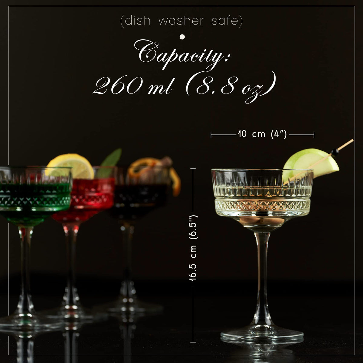 Coupe Glasses Set of 4 T2665