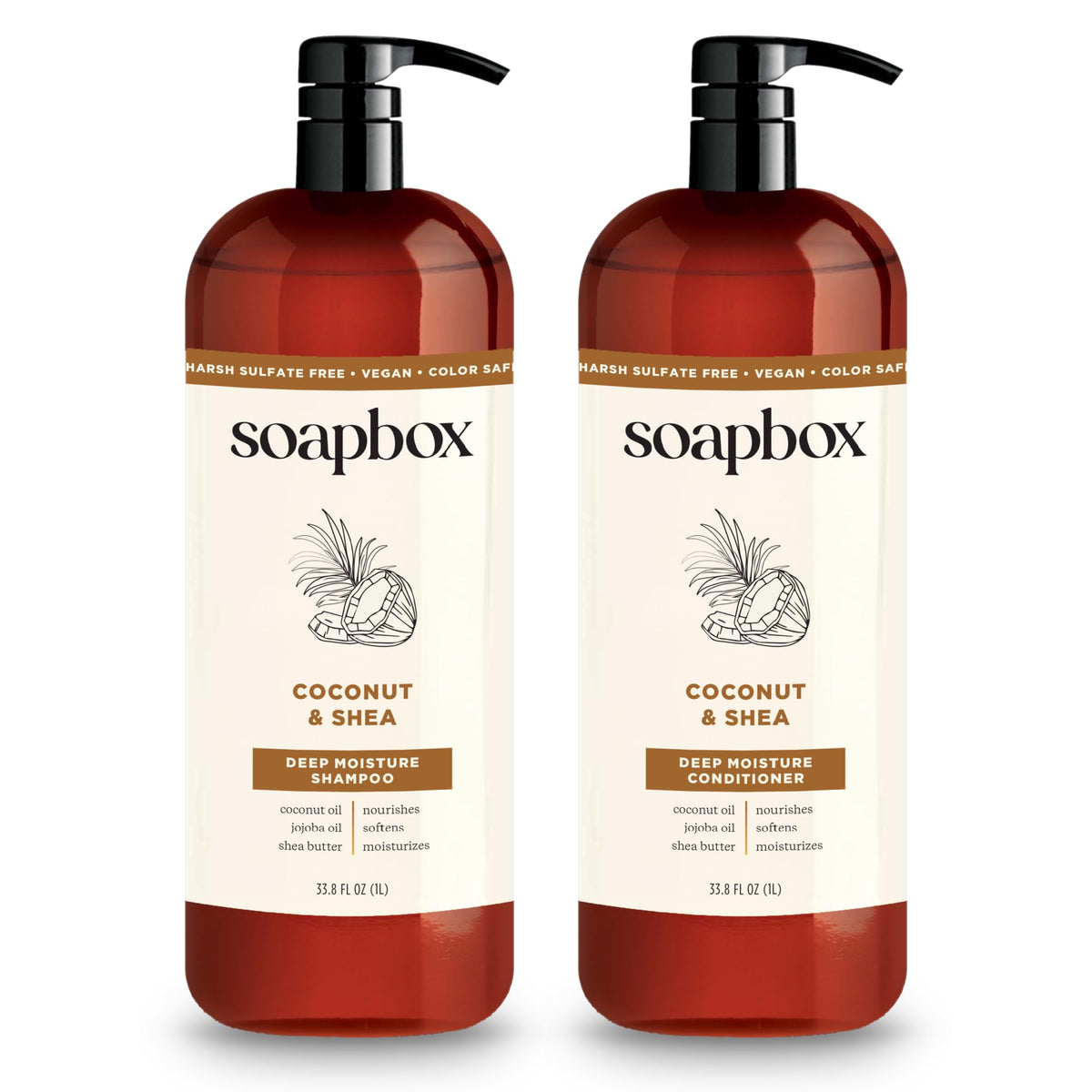 Coconut & Shea Shampoo & Conditioner Set K1022