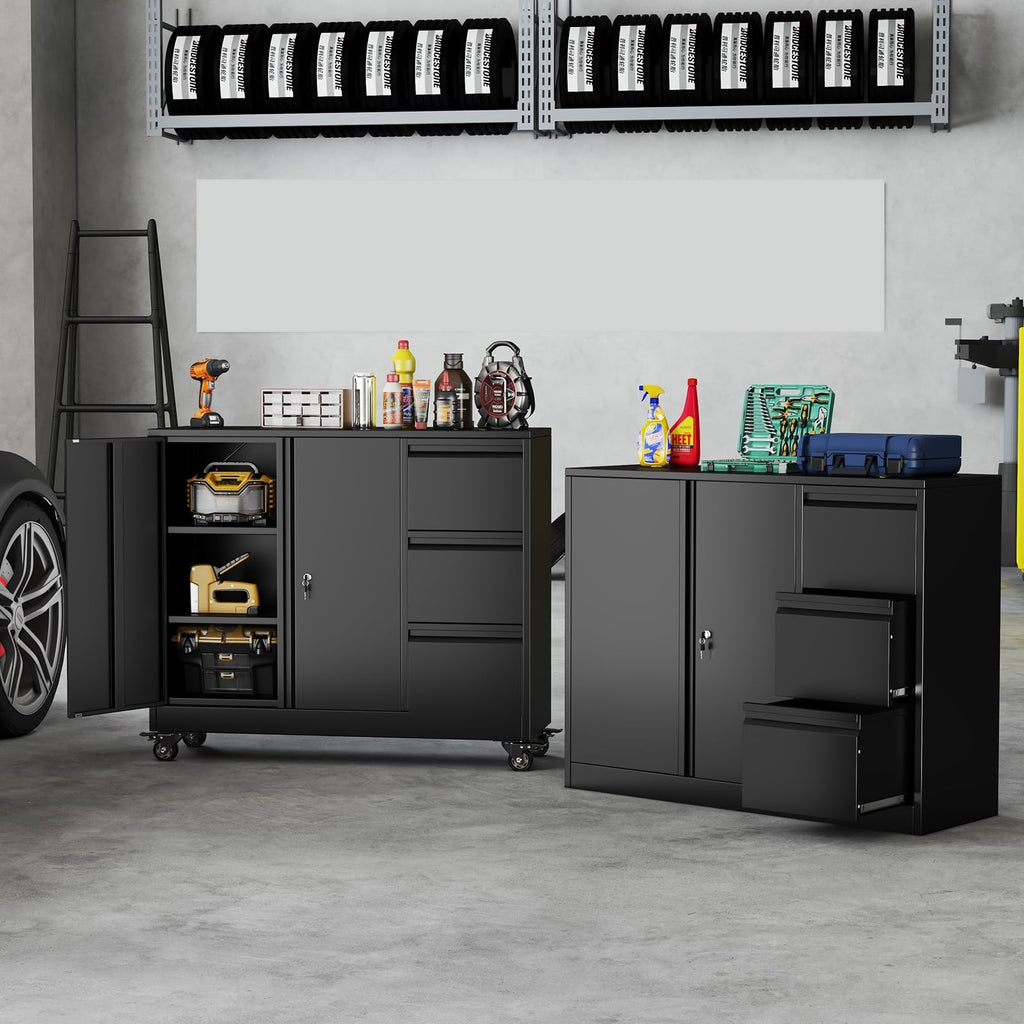 3 Drawer Rolling File Cabinet X816703