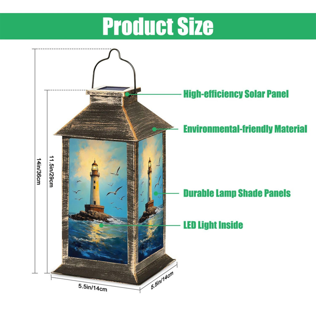 Waterproof Solar Powered Hanging Lantern U26959