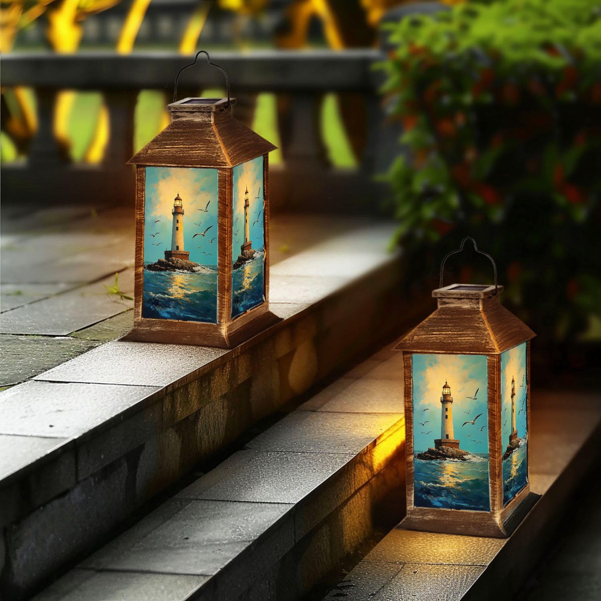 Waterproof Solar Powered Hanging Lantern U26959