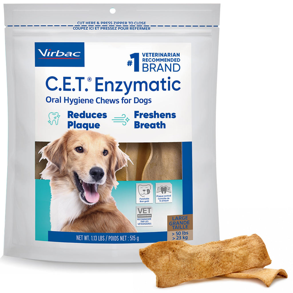 Large Tartar Control Enzymatic Oral Hygiene Chews for Dogs L91710