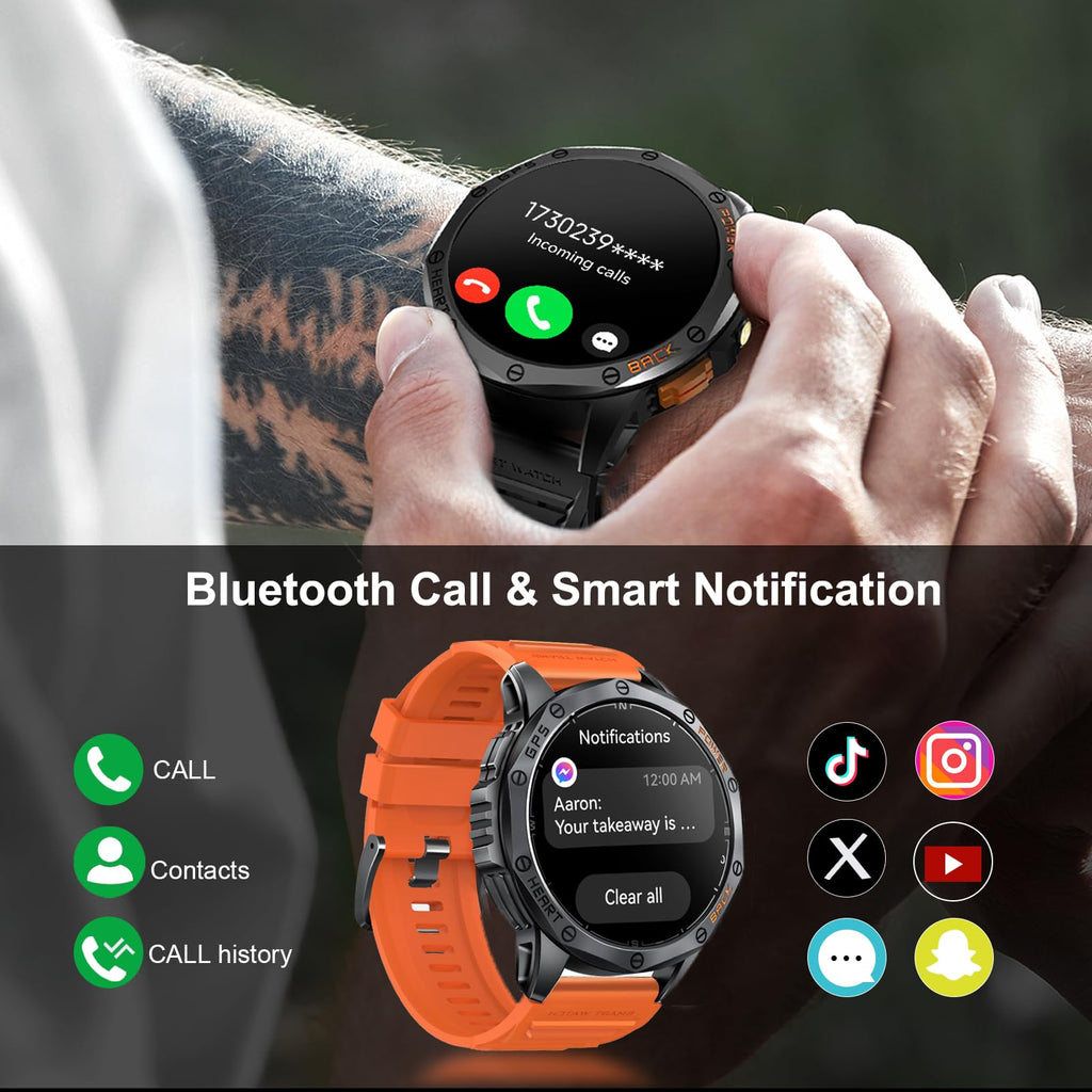 Military Smart Watch with GPS A86472