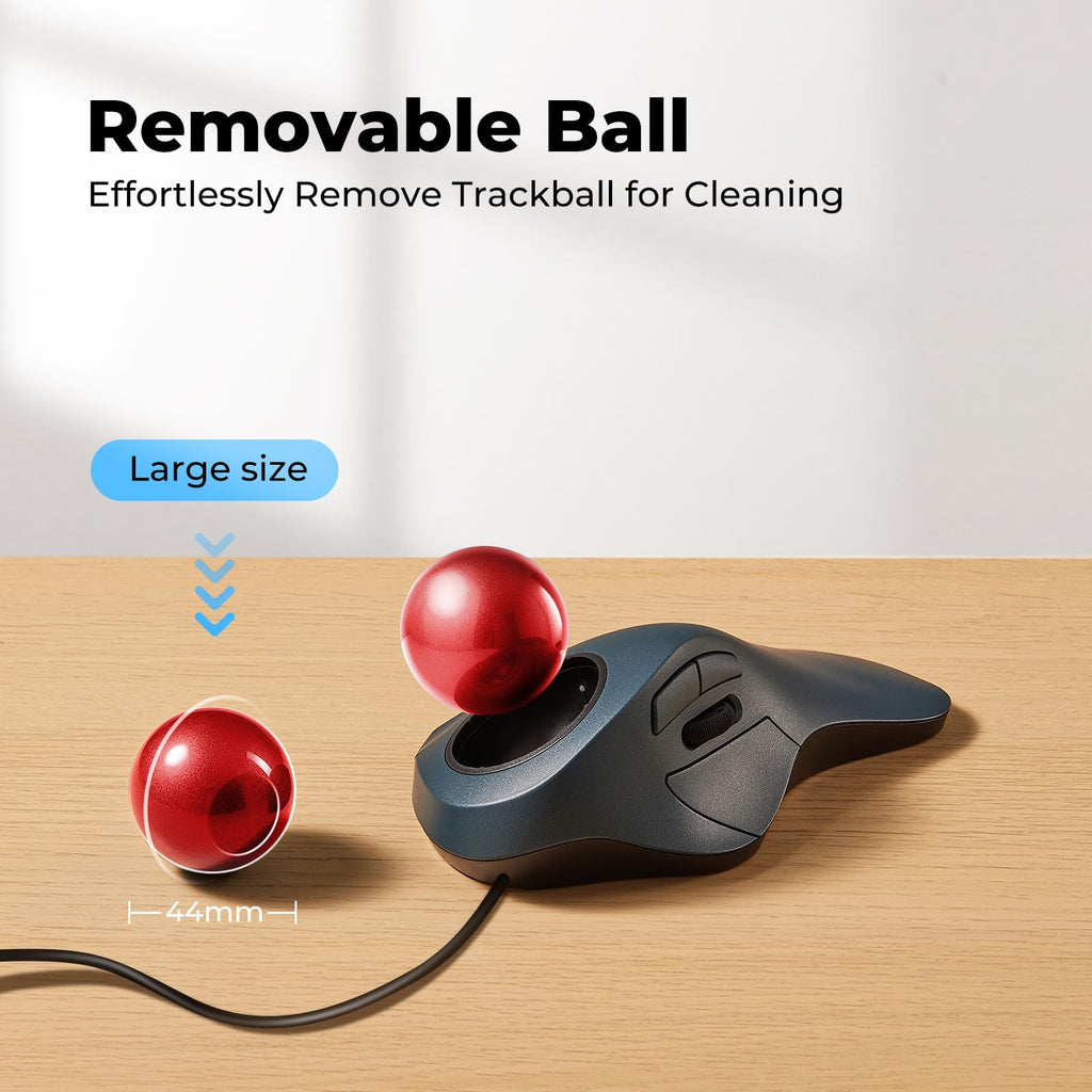 Ergonomic Trackball Mouse V386895