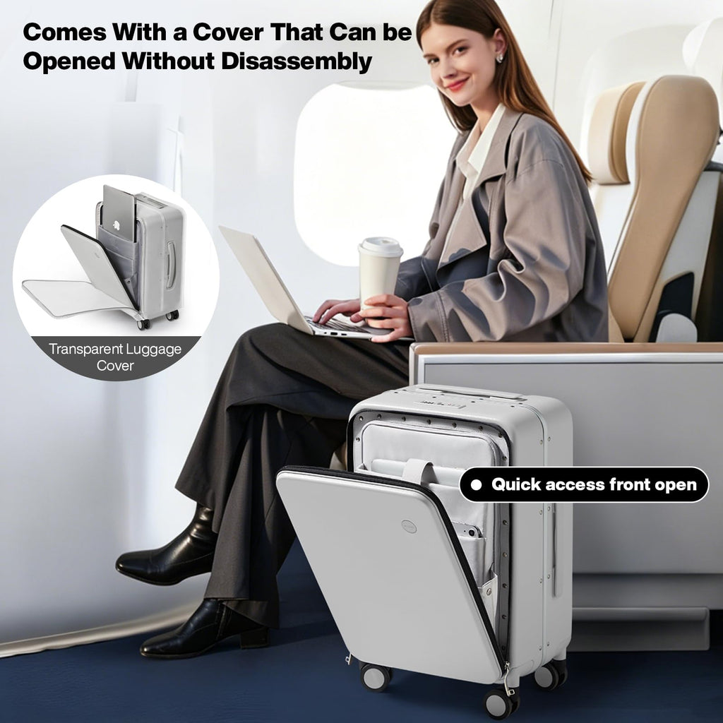 20'' Carry On Luggage with Front Pocket R86644