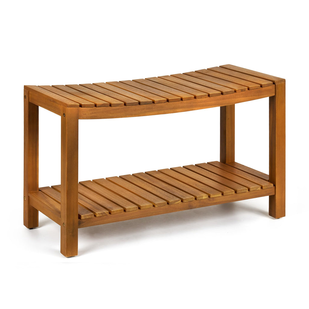 32" Solid Wood Teak Shower Bench K322257