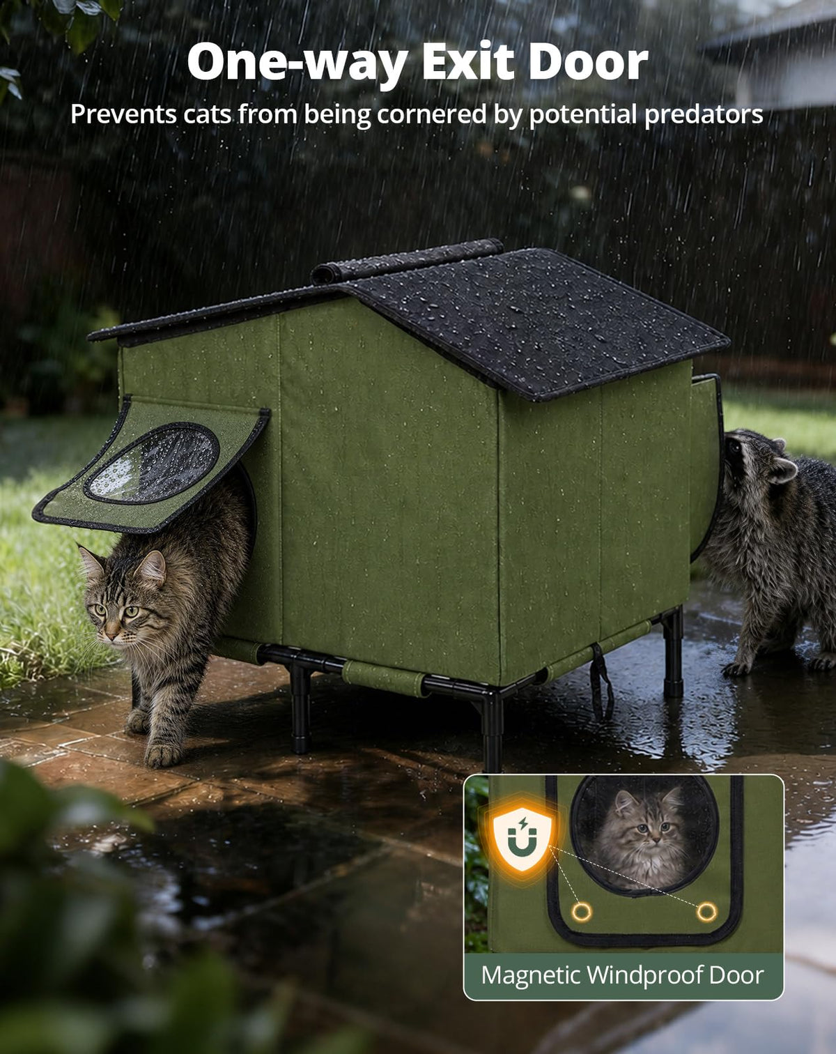 Heated Cat House B2511
