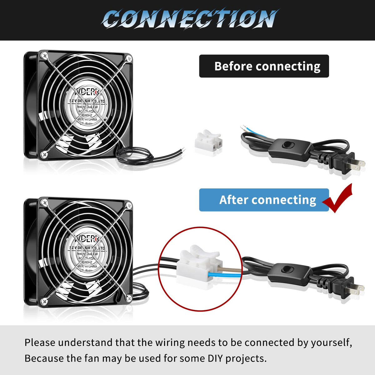 110V 120mm AC Axial Cooling Fan D71599