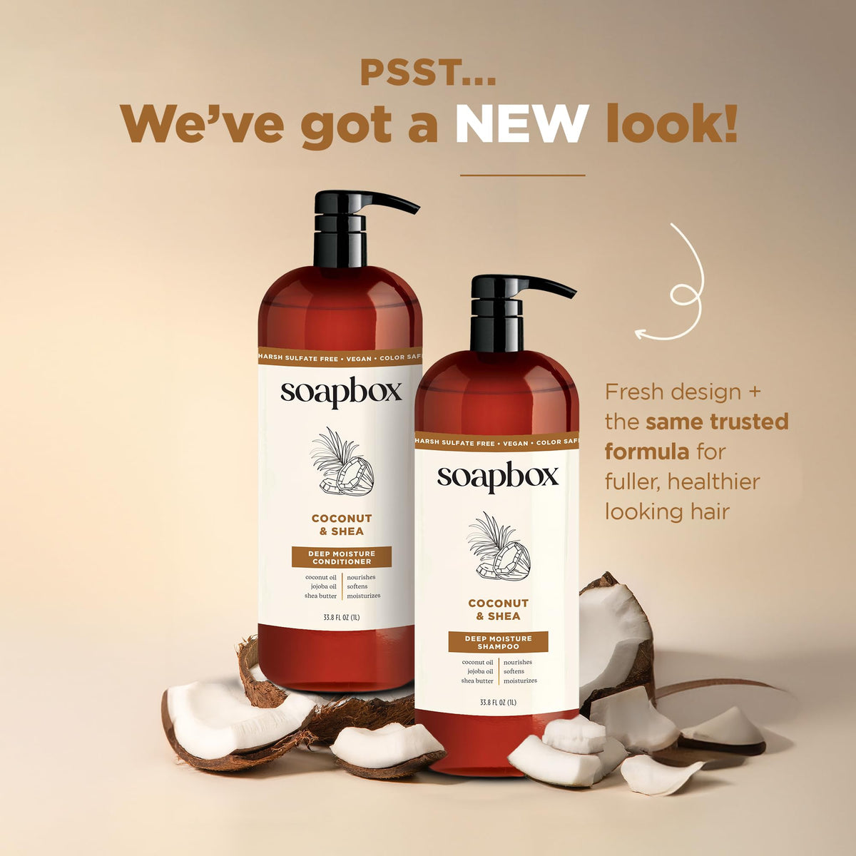 Coconut & Shea Shampoo & Conditioner Set K1022