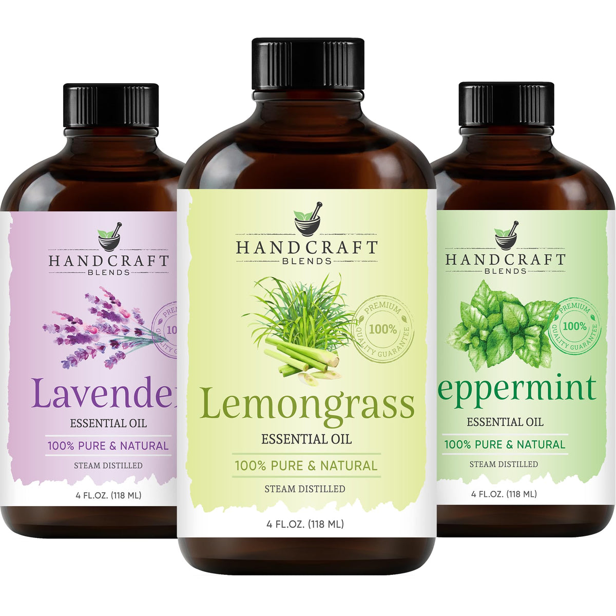 Lemongrass Peppermint Lavender Essential Oil Blend 4 Fl. Oz E922