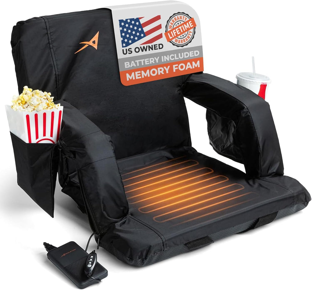 Heated Stadium Seats for Bleachers with Back Support T31487